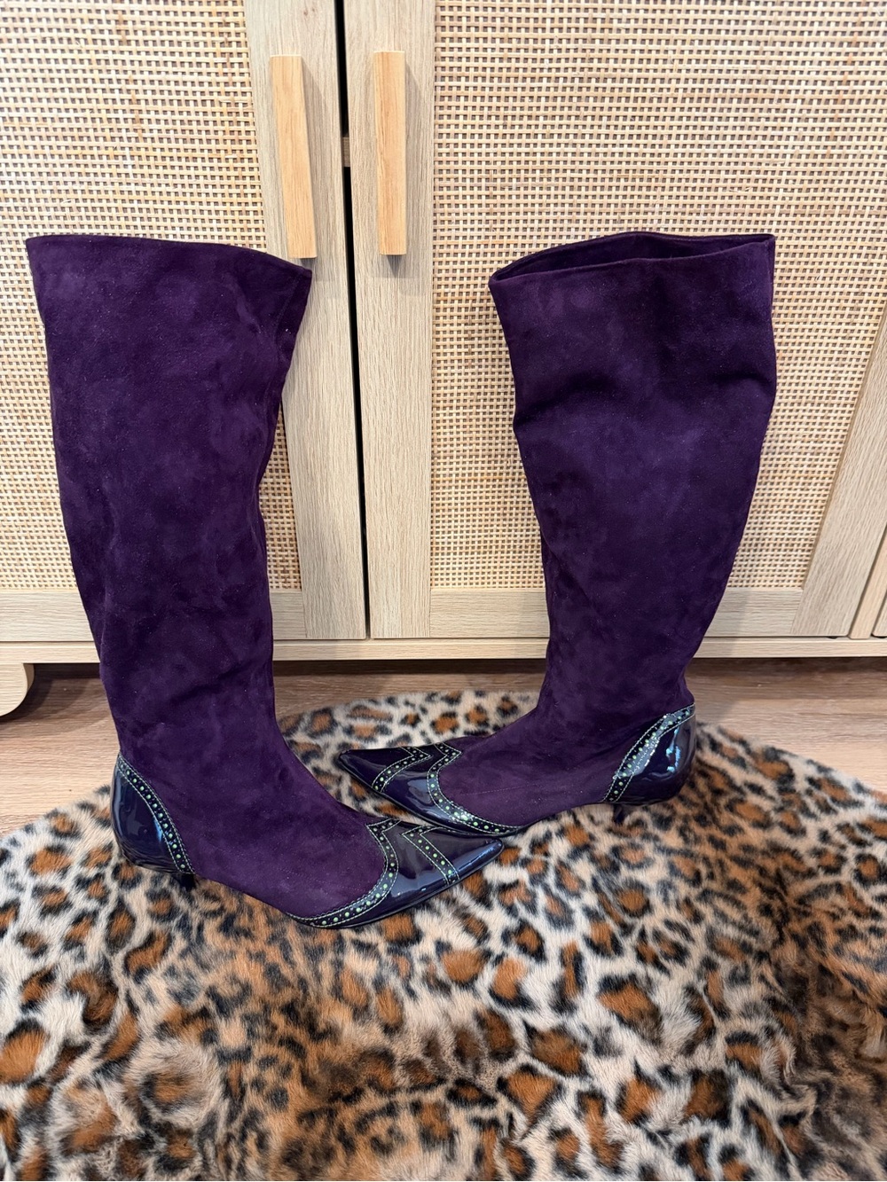 Nine West Purple Suede boots